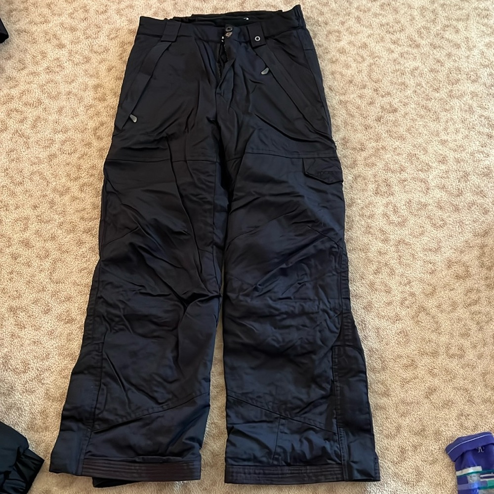Kids size 8 Polar Edge black ski pants